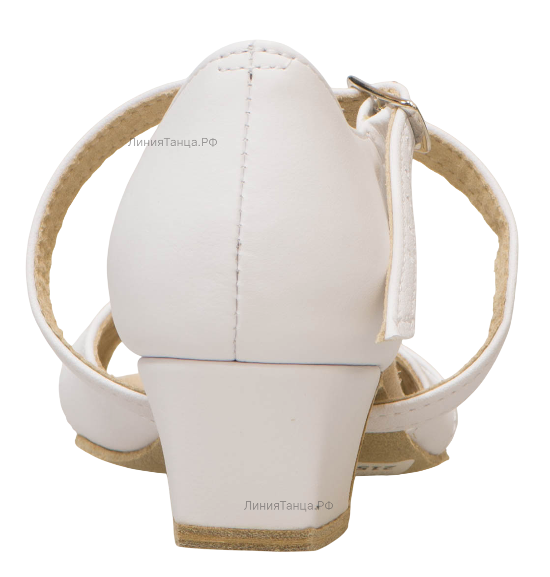 Картинка Туфли рейтинговые Dancemaster 161kd кожа белая от магазина Линия Танца