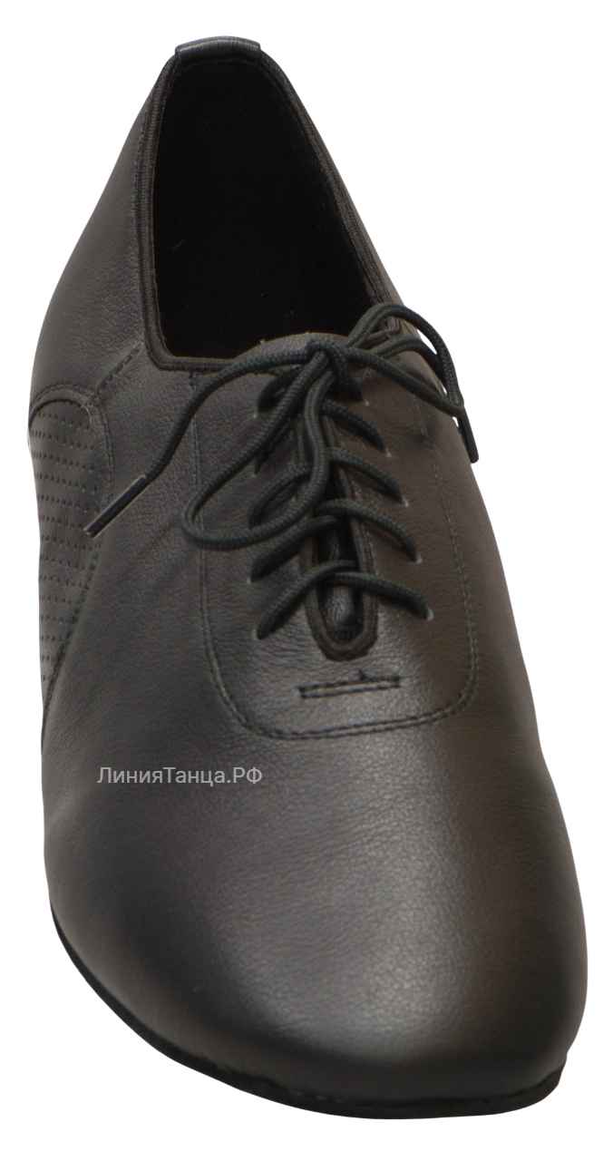 Картинка Туфли мужские Dancemaster 250 кожа черная от магазина Линия Танца
