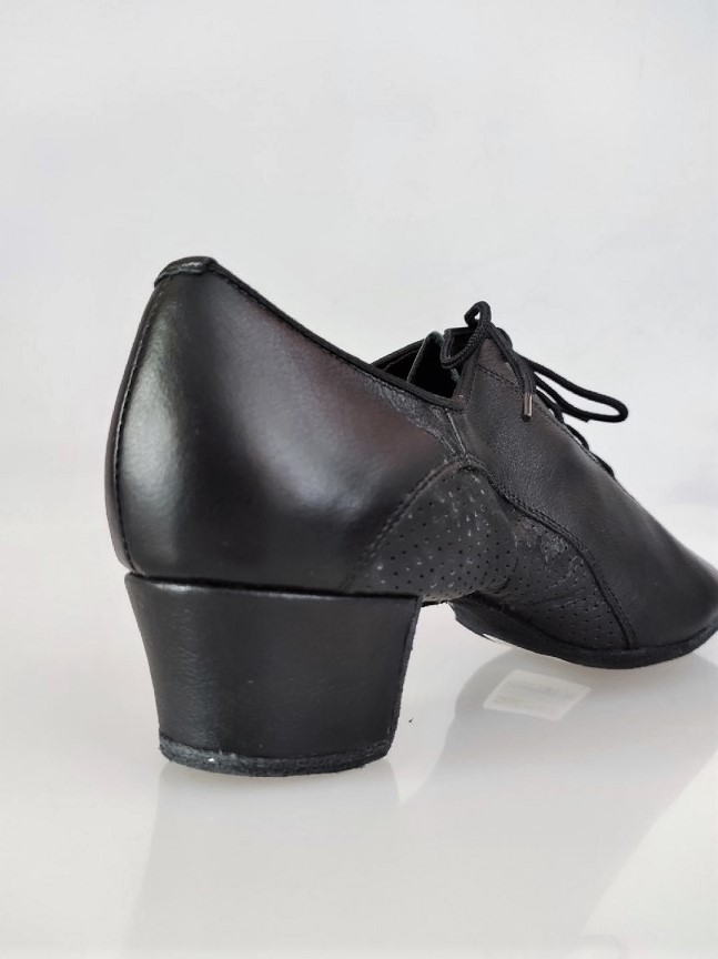Картинка Туфли для танцев Dancemaster 450, кожа черная, латина, мужские РАСПРОДАЖА от магазина Линия Танца