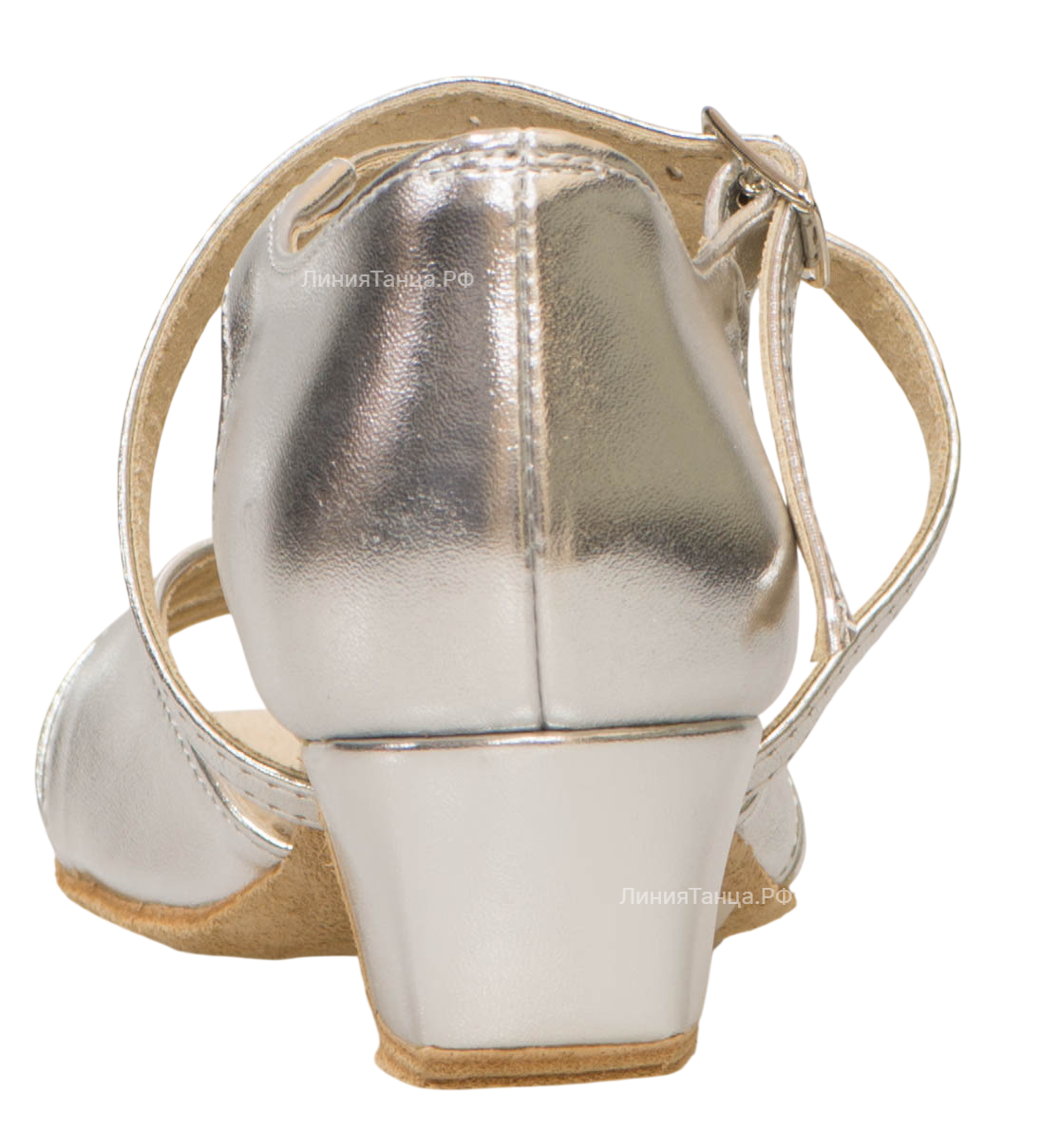 Картинка Туфли рейтиновые Dancemaster 161kd ик серебро от магазина Линия Танца