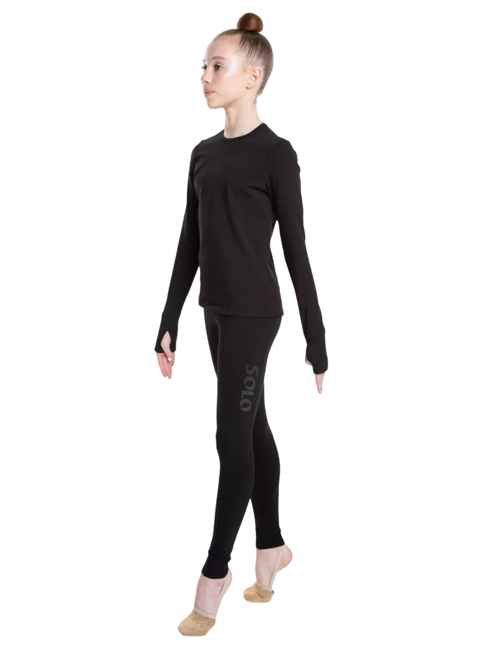 Картинка Легинсы Solo RG710 "Total Black" от магазина Линия Танца