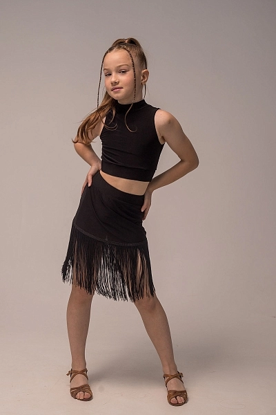 Картинка Топ Танцующие Rosy black от магазина Линия Танца