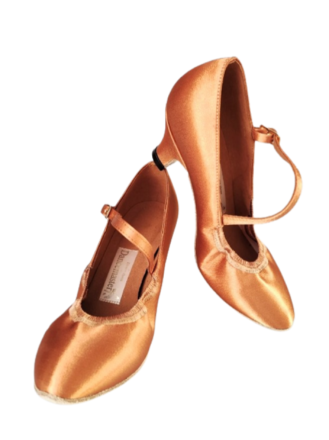 Туфли для танцев Dancemaster 011d, сатин 13, каблук 4,5 см, стандарт